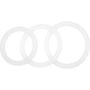 kit de 3 anillos blanco